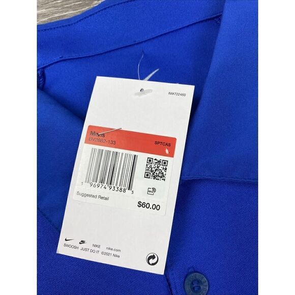 Nike Dri-Fit polo shirt men's 2XL Blue Dri-FIT Georgia State GSU NWT Read - Picture 10 of 11